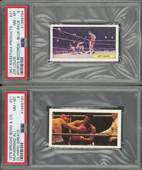 1957 and 1979 Multi-Sports Complete Sets Pair (2 Different) – Featuring Joe Louis and Muhammad Ali